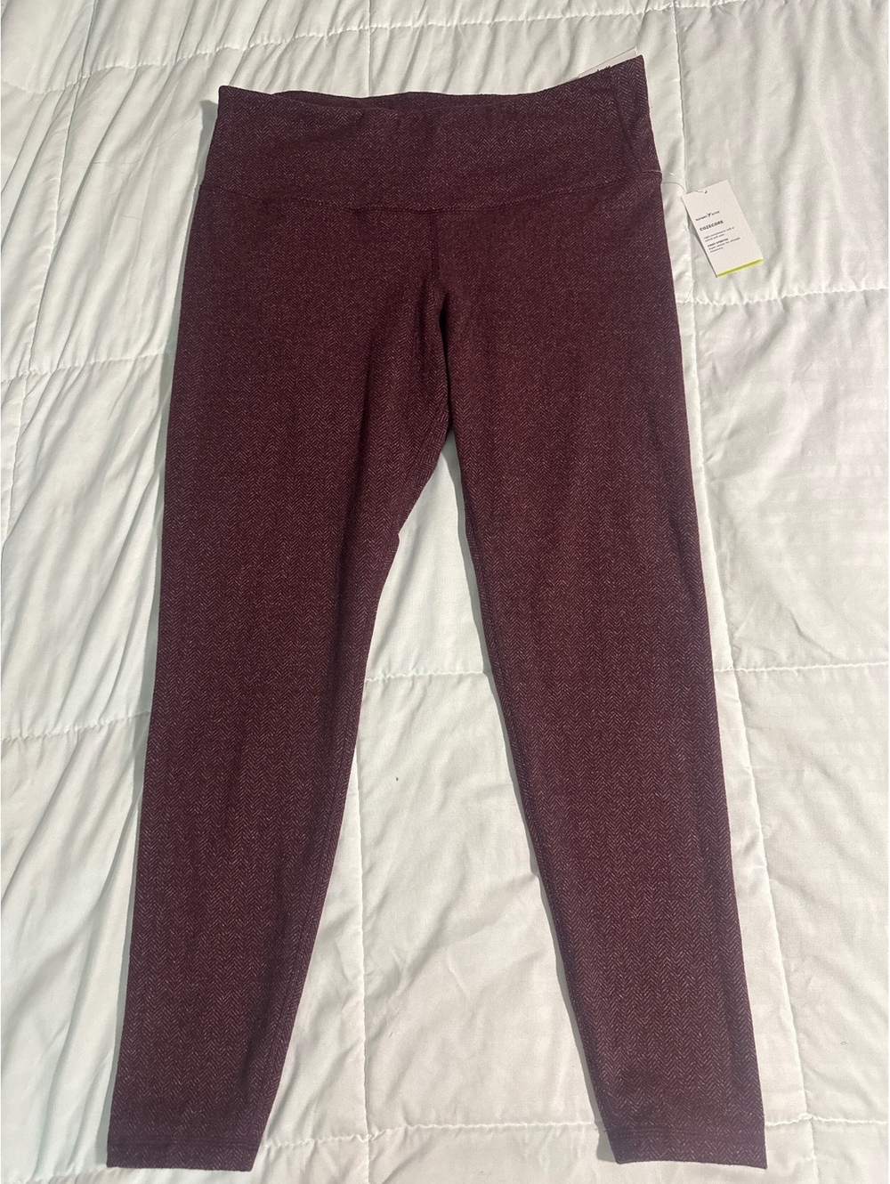 Old Navy Active High Rise Leggings XL Burgundy